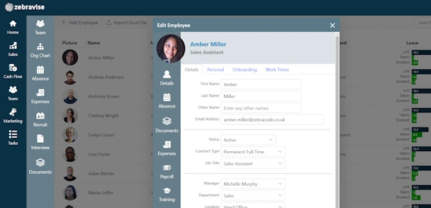 Staff Details & Documents